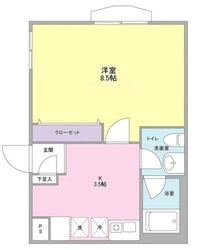 RESIDENCE MIZONOKUCHIの物件間取画像